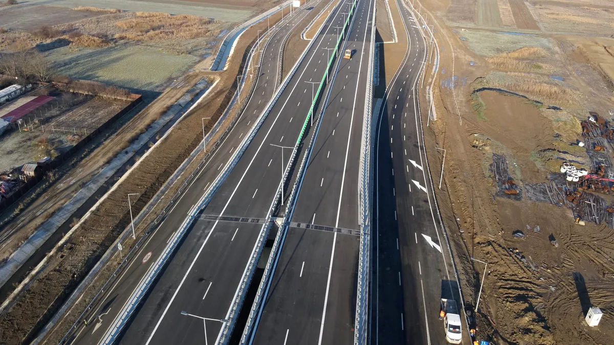 E gata primul lot de autostradă care se deschide în 2025! A început procedura de pre-recepție (VIDEO)