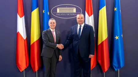 Premierul Ciucă s-a întâlnit cu președintele Confederației Elvețiene Ignazio Cassis