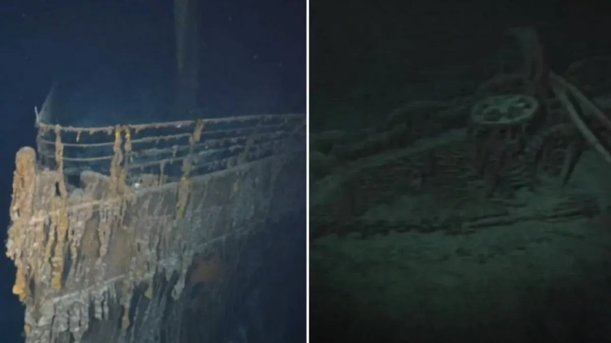 Cum arăta epava Titanicului în 1986. Imagini date publicităţii la peste un secol de la naufragiul vasului