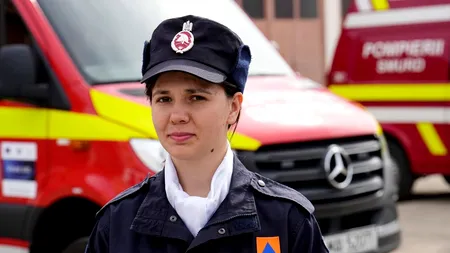O tânără s-a făcut pompier, după ce a absolvit o specializare de top