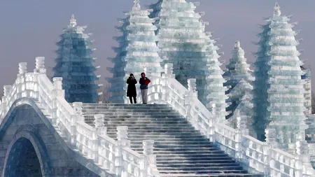 Harbin inaugurează cel mai mare oraș de gheață din lume: o lume de basm captivantă