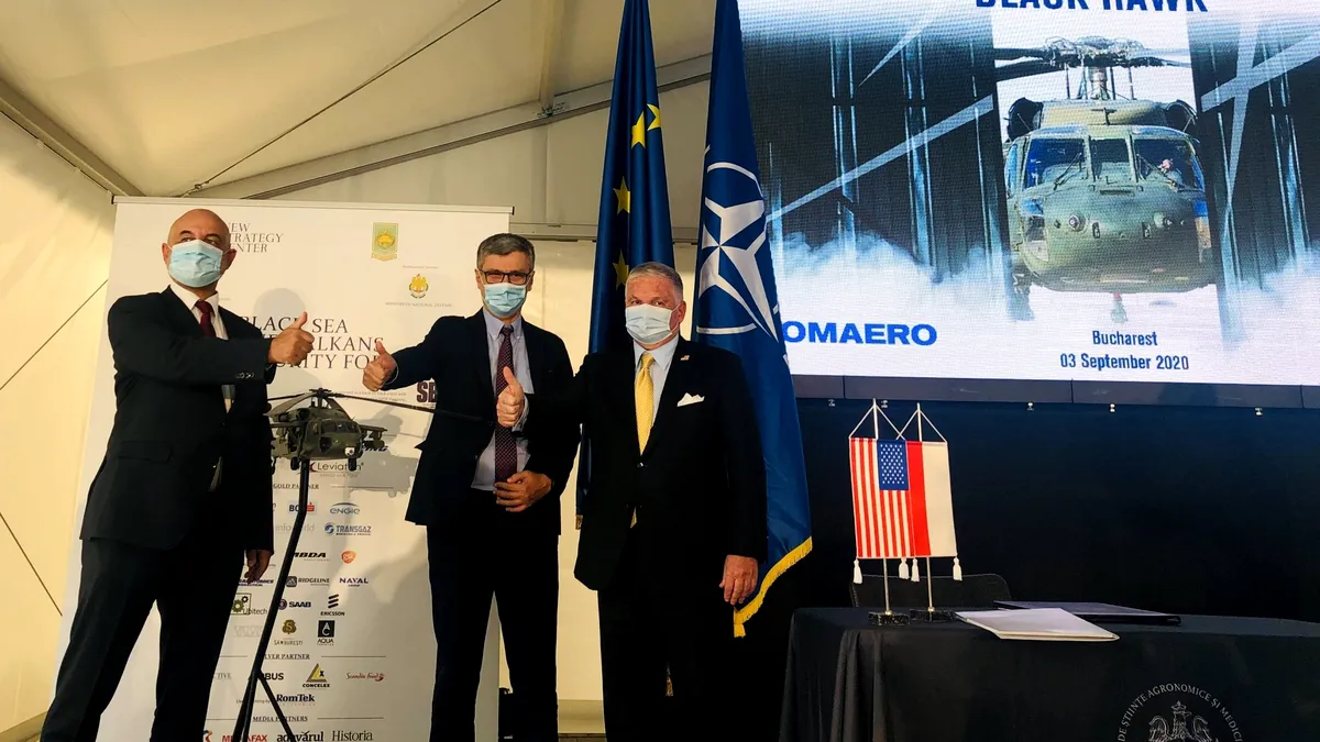 Achiziționarea de elicoptere Black Hawk, miza potențialului centru de întreținere de la Romaero