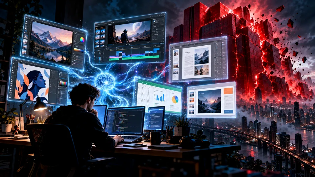 Începutul sfârșitului pentru imperiul abonamentelor software: un singur programator, o inteligență artificială și 12 programe gratuite