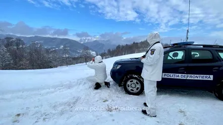Trei ucraineni care au trecut munții spre România sunt căutați de polițiști de frontieră