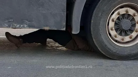 Călătorie întreruptă în Vama Giurgiu: un tânăr afgan își dorea să ajungă în Franța, pe osia unei remorci de camion