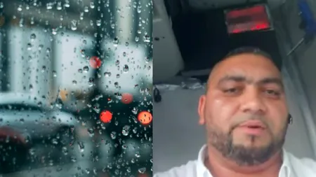 VIDEO. Munca la STB: Plouă ca-n gară în cabina unui șofer de autobuz