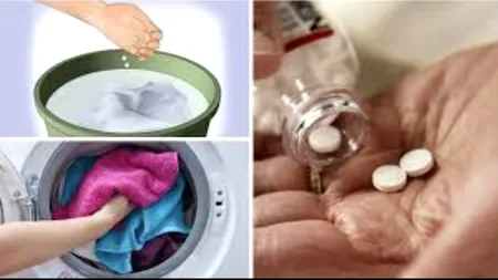 Aspirină în mașina de spălat. Trucul care te salvează de la cheltuieli inutile