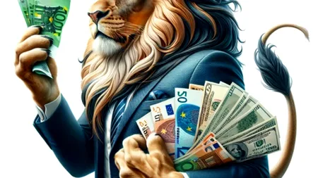 Moneda națională s-a depreciat față de euro, la cursul BNR