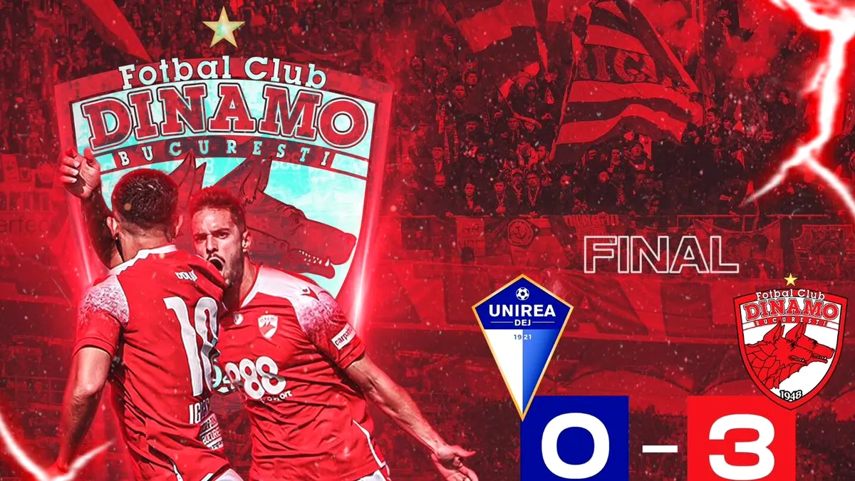 Dinamo a ajuns pe loc de baraj de promovare. Daniel Iglesias a reușit o 