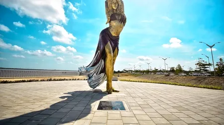O nouă statuie cu Shakira în oraşul natal Barranquilla din Columbia