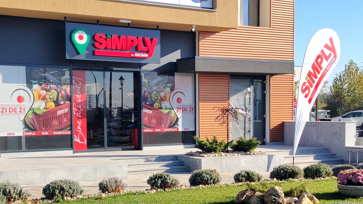 Auchan a deschis două noi magazine Simply și ajunge la 10 unități în franciză