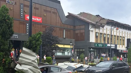 Furtuna a făcut ravagii în Sinaia! S-au produs pagube semnificative, iar traficul a fost blocat (VIDEO)