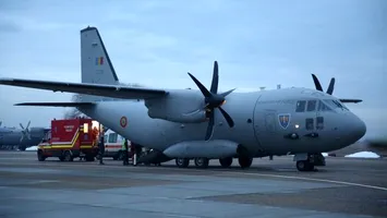 România intervine în sprijinul victimelor incendiului din Elveția. Aeronavă militară pregătită pentru transportul tinerilor cu arsuri grave