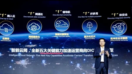 Noile capabilități ale soluției Huawei de rețea inteligentă în cloud accelerează orientarea operatorilor către serviciile DICT
