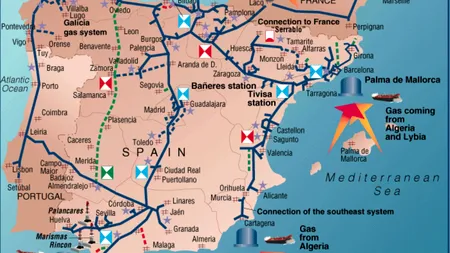 Spania ar putea deveni o nouă placă turnantă a gazului în Europa