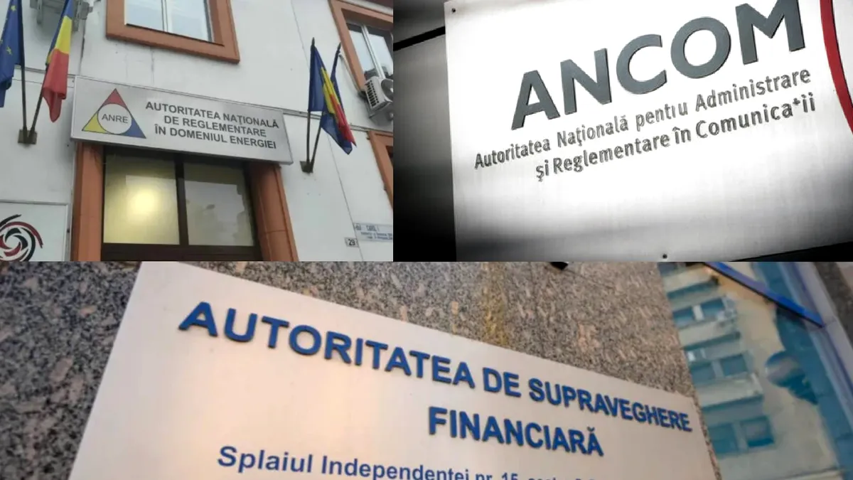 Reformă profundă la ANRE, ANCOM și ASF: tăieri de posturi, salarii reduse cu 30% și reguli stricte de transparență până în 2026 DOCUMENT
