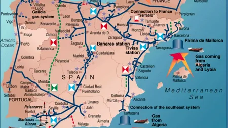 Spania ar putea deveni o nouă placă turnantă a gazului în Europa
