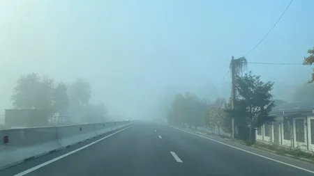Atenție!  Cod galben de ceaţă în şapte judeţe, joi după-amiaza