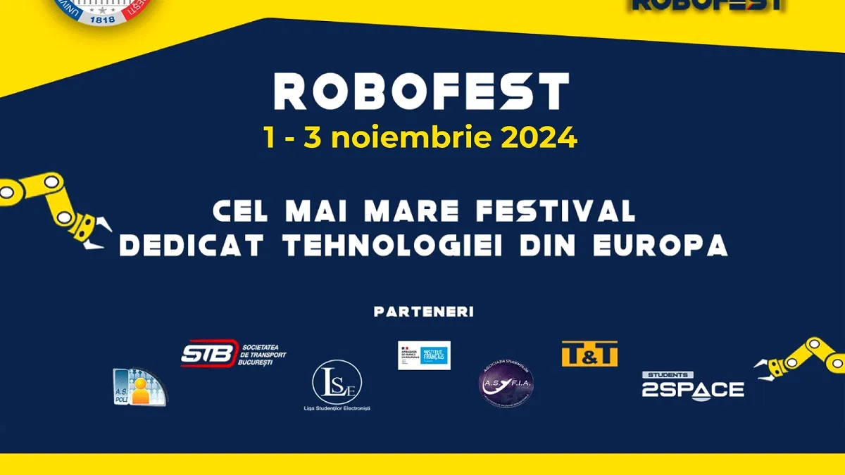 RoboFest 2024 la Politehnica București: cel mai mare eveniment european dedicat roboticii