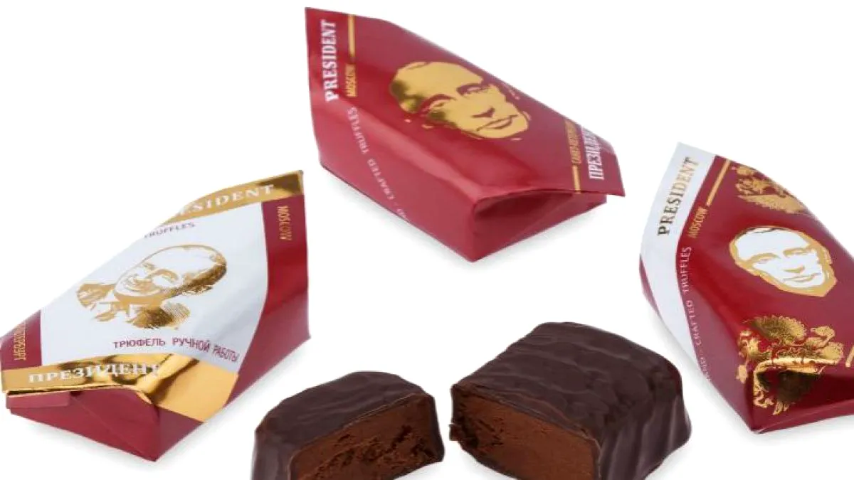 Bomboane de la Kremlin: Putin și-a pus fața pe ciocolată și a trimis-o la Washington. Diplomație cu zahăr și dinți sparți