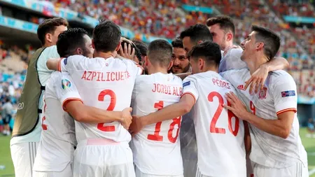EURO 2020 | Spania a reușit scorul turneului, cu Slovacia. Autogoluri și penalty ratat