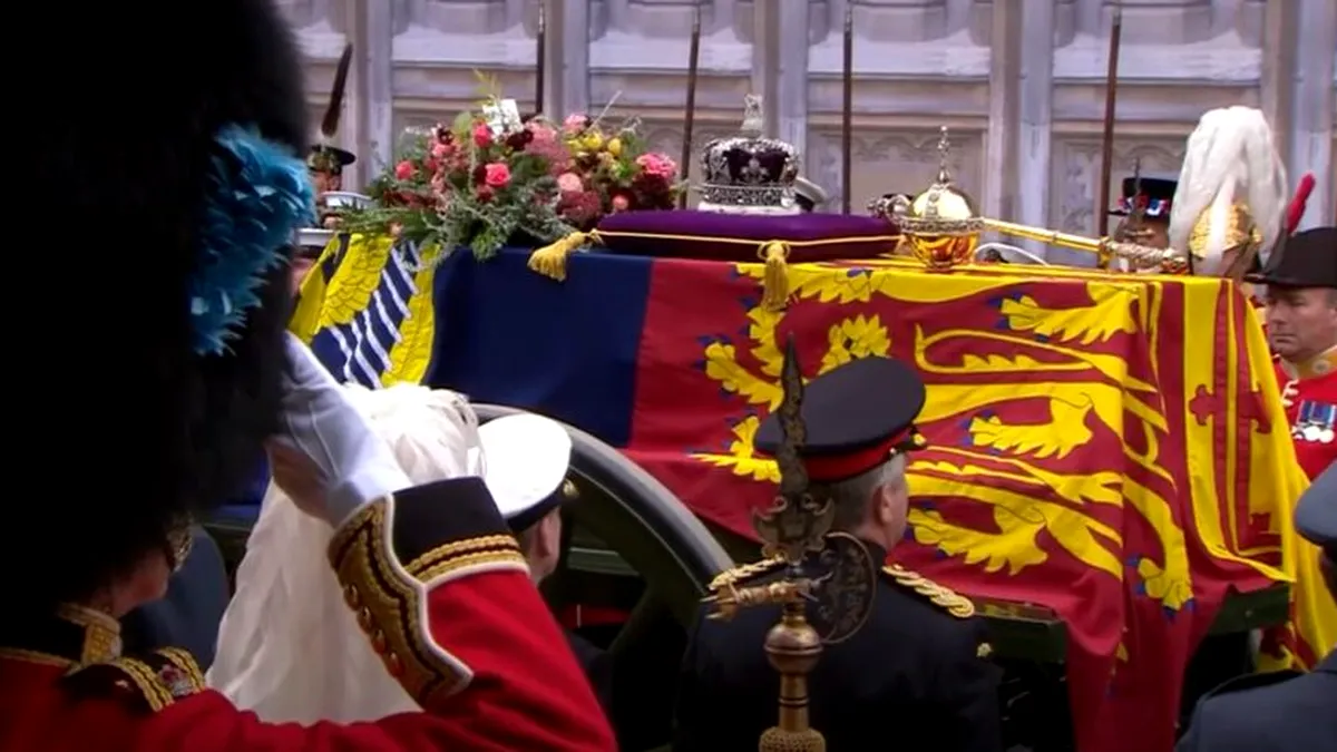 Funeraliile Reginei Elisabeta a II-a: Sicriul a fost coborât în criptă