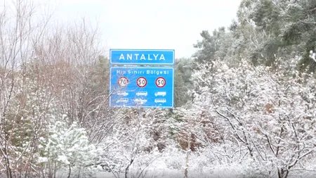 A nins pentru prima oară în Antalya după 29 de ani