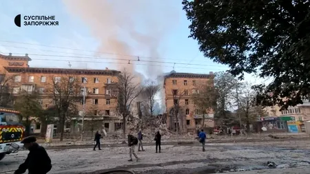 Rușii au bombardat orașul Zaporijjea
