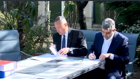 Ciucă și Ciolacu au semnat și depus listele pentru europarlamentare. ”Au îndeplinit numărul de semnături”