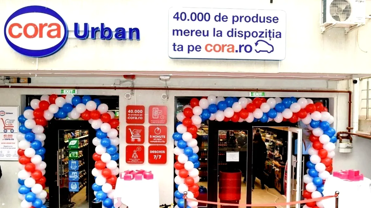 Cora a renunțat la un hipermarket în Baia Mare și a deschis doua magazine de proximitate Cora Urban în București