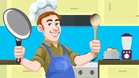 Clasă de gastronomie în limba franceză, pentru elevii unei instituții de învățământ preuniversitar