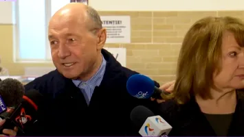 Traian Băsescu a mers la vot îngrijorat: Suntem într-o dezbatere extrem de toxică