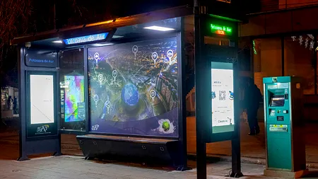 La Galați, prima stație de autobuz „smart”, cu sisteme de monitorizare și recunoaștere facială