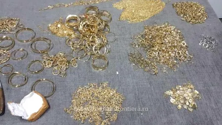 Captură de proporții în Vama Giurgiu: aproape 3,5 kilograme de bijuterii din aur, în valoare de peste 800.000 de lei