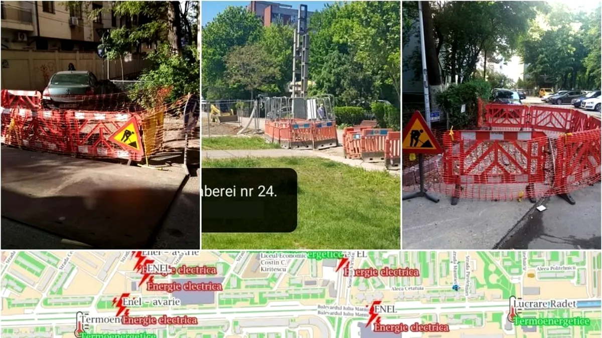 București: Sectorul în care primăria a lansat o hartă interactivă a lucrărilor edilitare