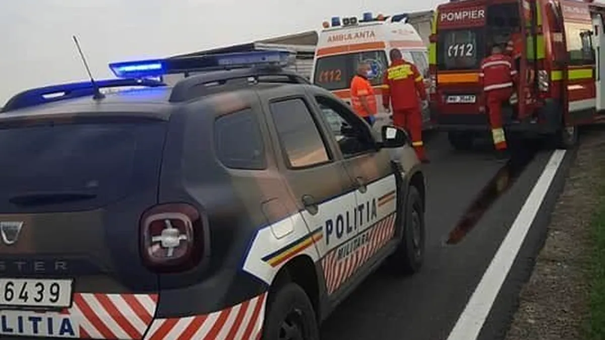 Accident rutier în județul Brăila. Victimele au fost ajutate de militari polonezi