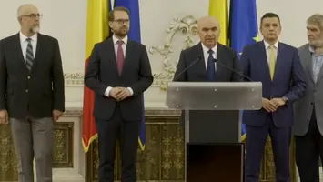 Liderii PSD, PNL, UDMR, USR şi ai minorităţilor au semnat acordul pentru noua coaliţie. Actul prevede premier prin rotaţie şi reforme dure (VIDEO)