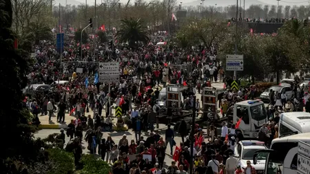 Două milioane de manifestanți pe străzile Istanbulului. Ei cer eliberarea primarului Imamoglu