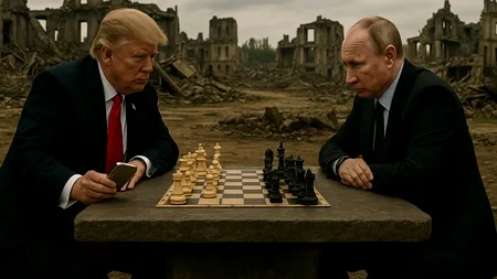 Gunoaiele politice planetare se joacă de-a Pacea din Ucraina: vine numai dacă Putin ”se vede” cu Trump