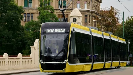 Grupul Continental a testat la Timișoara un sistem de avertizare a coliziunii pentru tramvaie