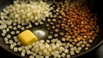 Ceapa, mica noastră dramă domestică: cum o caramelizezi de două ori mai repede fără să plângi