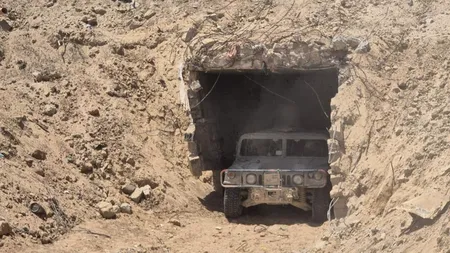 Armata israeliană descoperă un tunel uriaș în zona de frontieră Gaza-Egipt