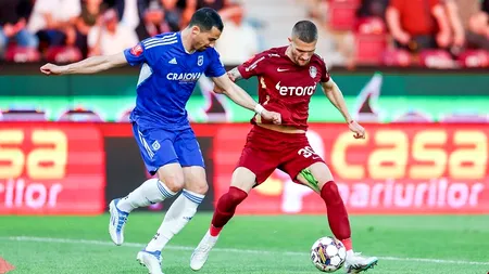 CFR Cluj - FCU Craiova 1-0 în barajul pentru Conference League. Meci cu incidente (Video)