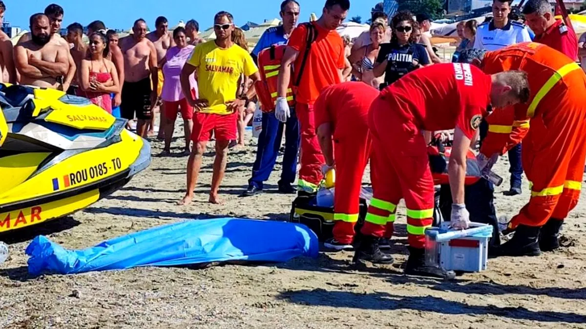 Un tânăr de 22 de ani s-a înecat în mare, în zona plajei Modern din Constanța 