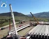 Au intrat în lucru viaductele de pe cel mai spectaculos lot al autostrăzii care traversează Carpații (VIDEO)