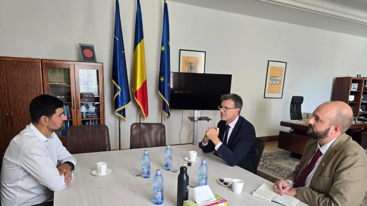 George Cristian Tuță, întâlnire cu ambasadorul britanic la București: Am discutat despre prioritățile UK în materie de orașe sustenabile