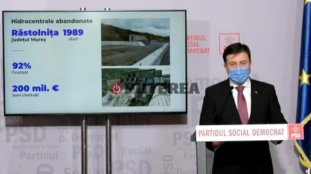 Finalizarea unor hidrocentrale abandonate de zeci de ani, soluția propusă de a soluționa actuala criză energetică