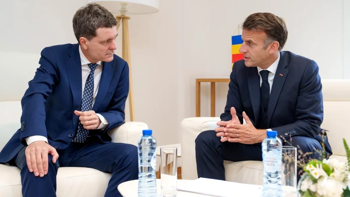 Nicușor Dan, întâlnire cu Emmanuel Macron: atacurile cu drone din Marea Neagră, pe masa discuțiilor
