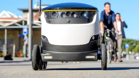 Glovo vrea să utilizeze, în premieră în România, tehnologie „science-fiction” și să-i înlocuiască pe curieri