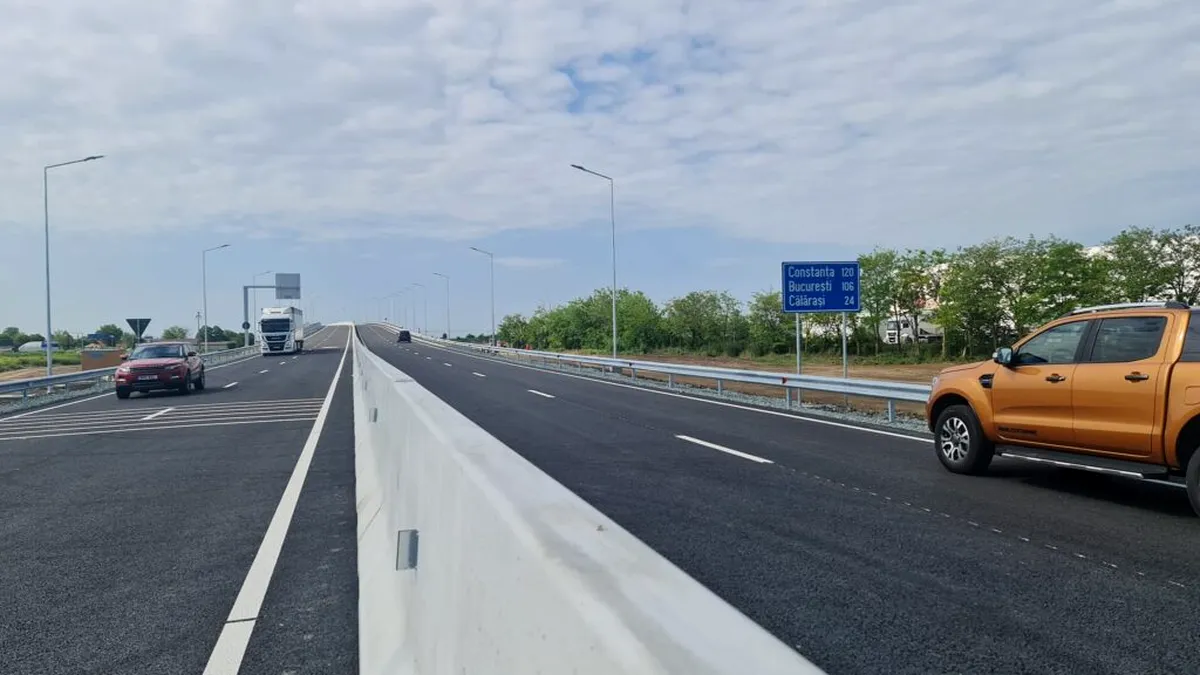 A fost deschisă circulația pe pasajul de la Drajna, județul Călărași